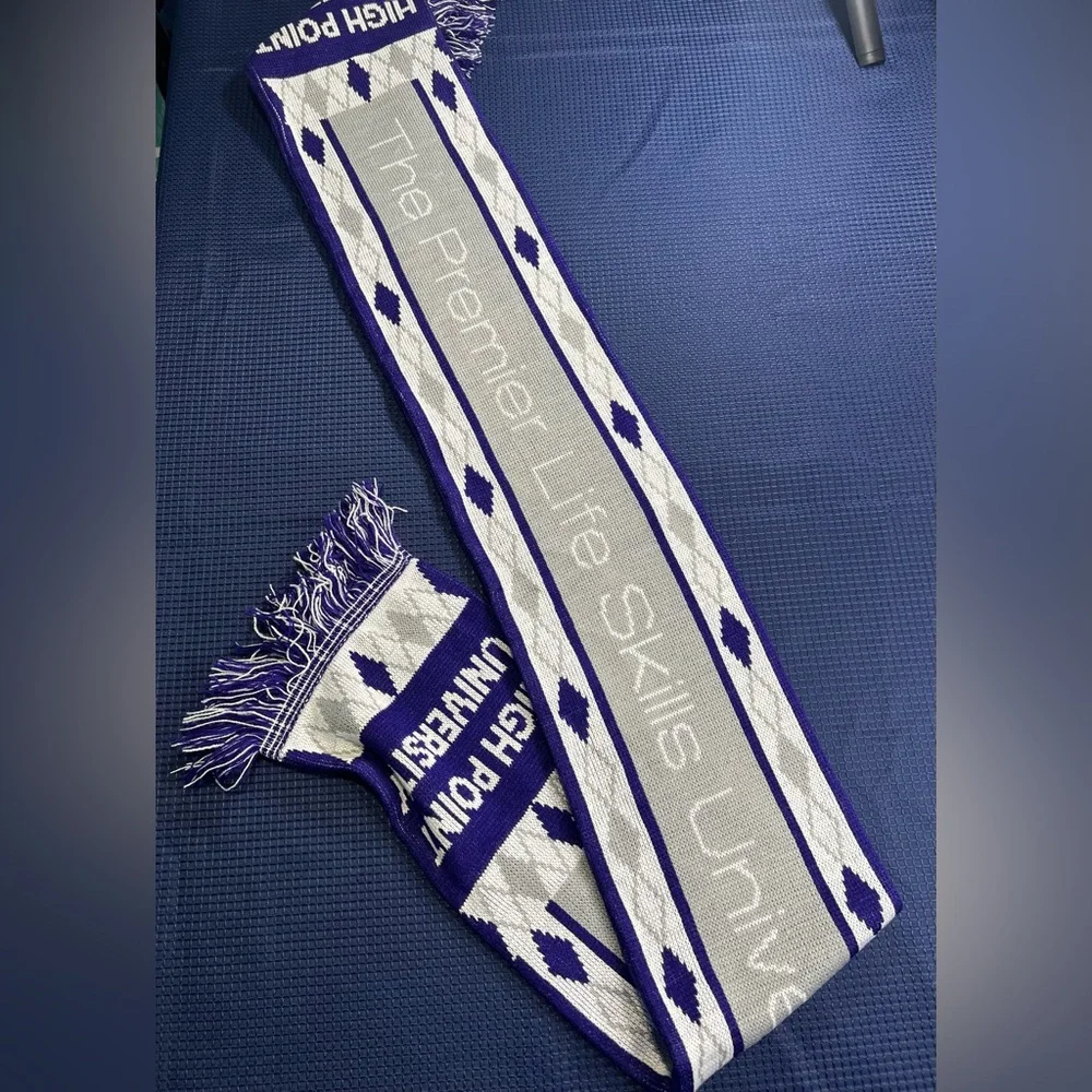 High Point University Purple Scarf